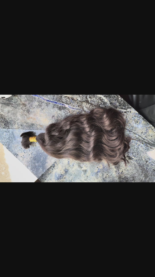 137 gr 20 inch CABELLO RAW BRASILEÑO | CUTÍCULA INTACTA | CABELLO CORTADO DE PERSONA | TEXTURA WAVY